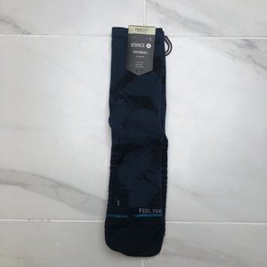 Stance Men's Inclination 'Blue' Nylon Blend Athletic Crew Sock A558A22INC size L
